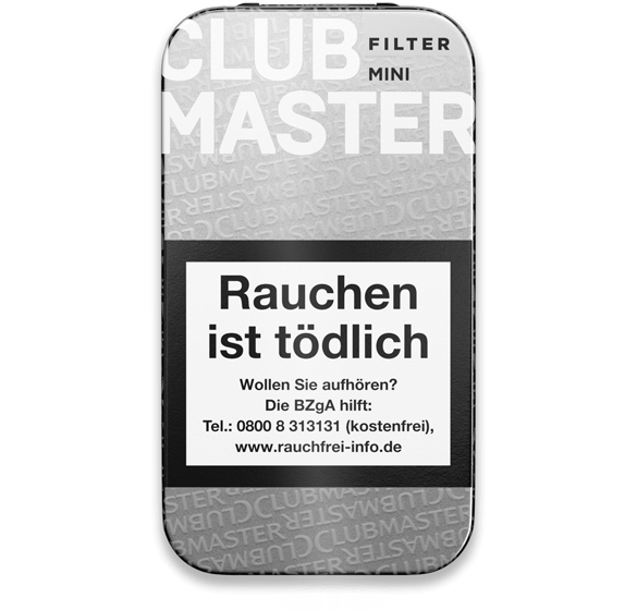 CLUBMASTER Mini Filter White 5er-Verpackung