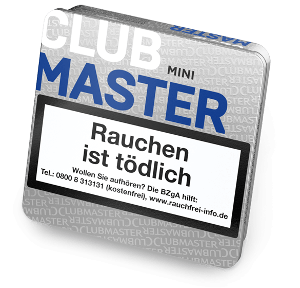 CLUBMASTER Mini Blue Verpackung Perspektive
